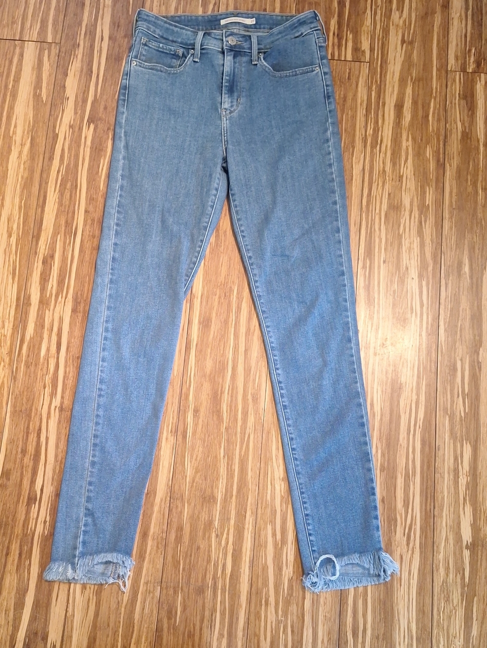 Levis Womens 721 High Rise Skinny Stretch Jeans Size 27